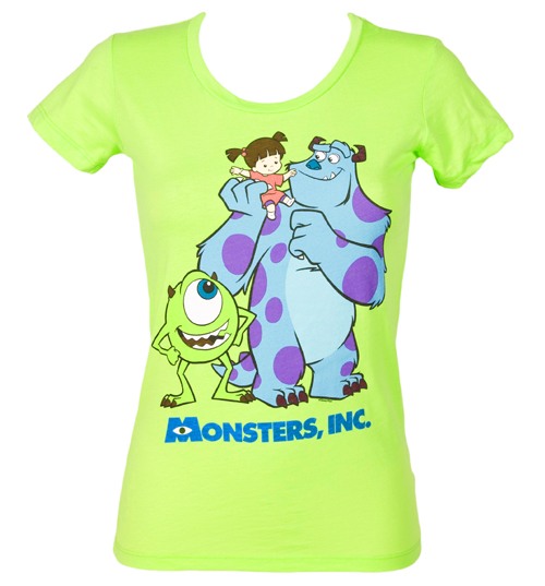 Ladies Monsters Inc Bunch T-Shirt from Mighty Fine