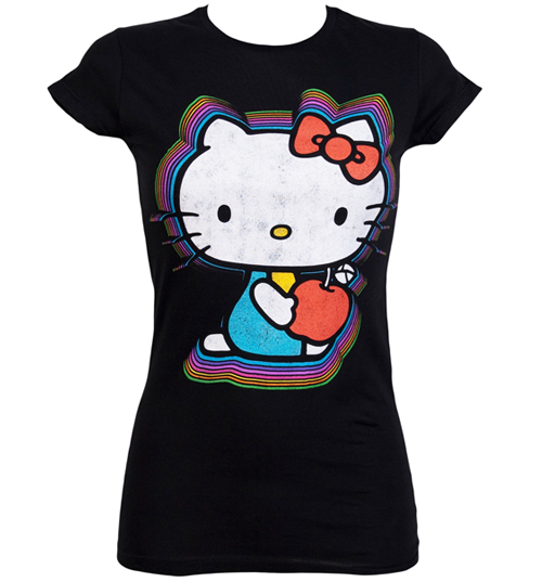 Ladies Neon Hello Kitty T-Shirt from Mighty Fine
