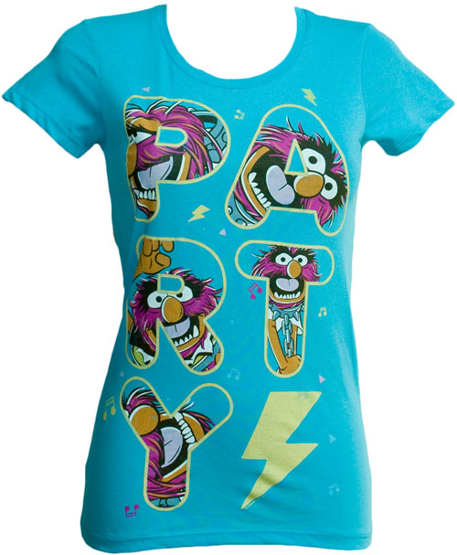 Ladies Party Animal Muppets T-Shirt from Mighty Fine