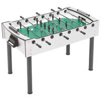 Joy Table Football Game Brushed Aluminium