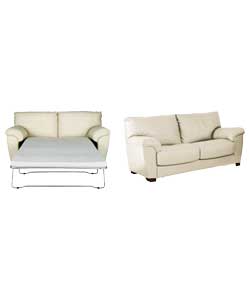 Sofabed and Regular Sofa - Ivory