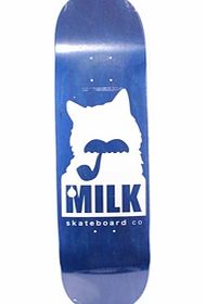 Milk Skateboards Milk OG Logo Stain - Blue - 8.1