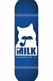 Milk Skateboards Milk OG Logo Stain - Blue - 8.25