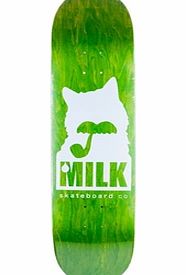 Milk Skateboards Milk OG Logo Stain - Green - 8.25