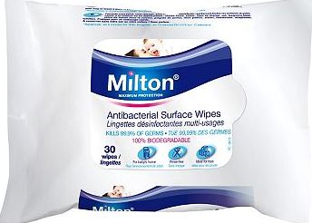 Milton, 2041[^]10053067 Anti-Bacterial Surface Wipes x30 10053067