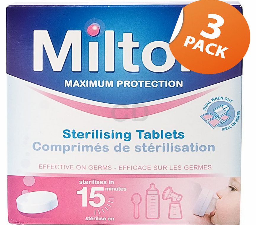 Milton Sterilising Tablets Triple Pack
