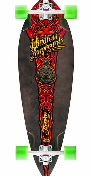 Mindless Voodoo Jivaro Red Longboard - 34 inch