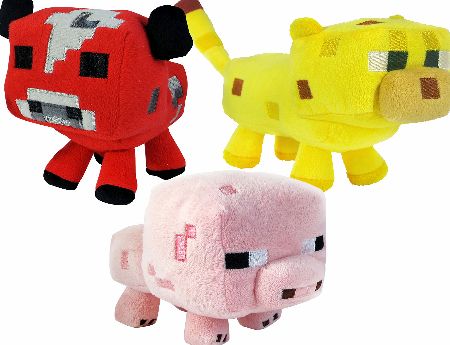 Minecraft 7`` Animal Soft Toy Assortment