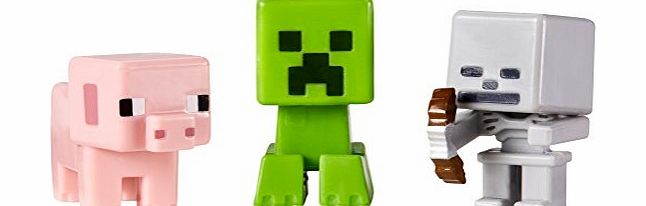 Minecraft Skeleton/Pig and Creeper (Pack of 3)