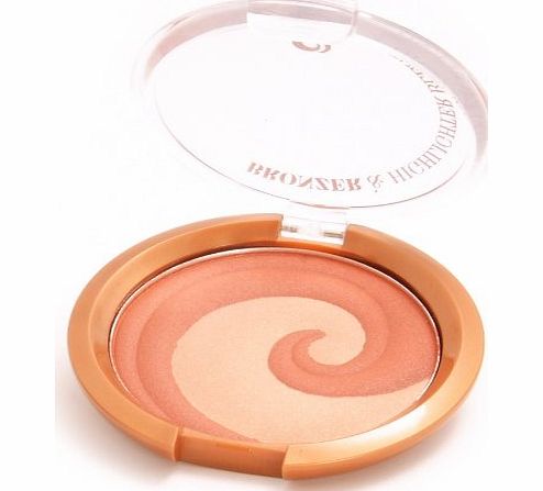 Miners Cosmetics Bronzer and Highlighter Blend Sunkissed