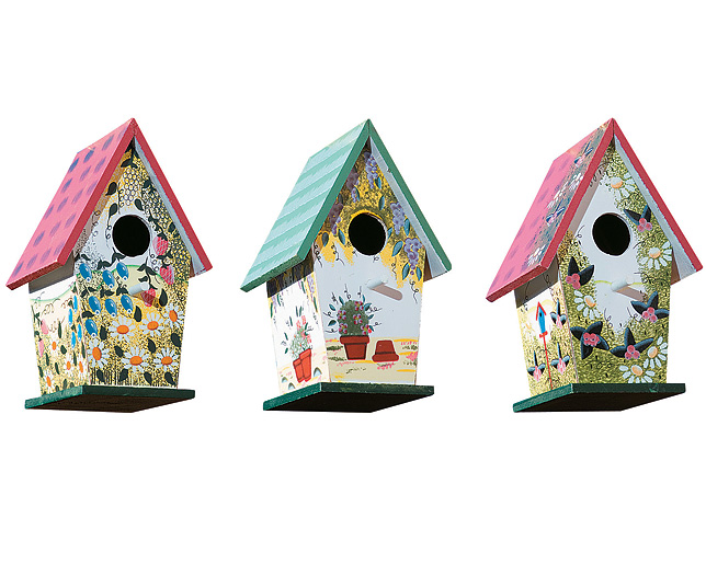 Bird Houses Set of 3