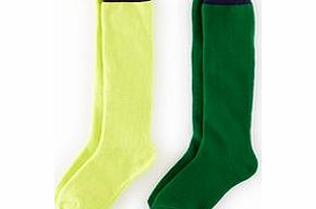 Mini Boden 2 Pack Ski Socks, Yellow/Green 34479071
