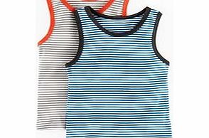 Mini Boden 2 Pack Vests, Elephant/Cobalt,Sky/Navy 34236257