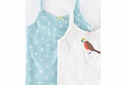 Mini Boden 2 Pack Vests, Snowflakes Pack,Rosy Dot