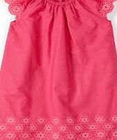Mini Boden Broderie Summer Dress, Pink Grapefruit 34814558