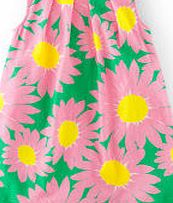 Mini Boden Cord Pinafore Dress, Cherry Blossom Wild Daisy