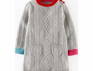 Cosy Cable Dress, Grey Marl 34385518