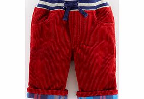 Mini Boden Cosy Lined Jeans, Johnnie Red Cord,Denim,Mouse