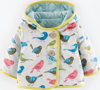 Mini Boden, 1669[^]34957795 Cosy Quilted Reversible Jacket Powder Blue/Light