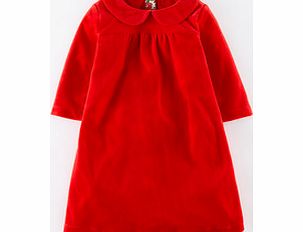 Mini Boden Cosy Velour Dress, Ruby 34440107