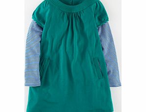 Mini Boden Easy Jersey Dress, Jade,Violet,Kingfisher,Berry