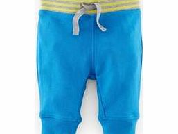 Mini Boden Essential Jersey Trousers, Fluoro Blue,Flame