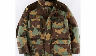 Mini Boden Field Jacket, Khaki Britoflage 34296558