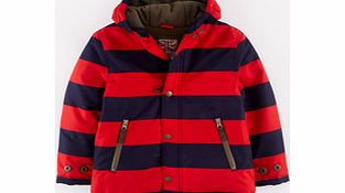 Mini Boden Fleece Lined Anorak, Navy/Red,Storm,Turf 34175299