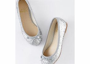 Mini Boden Glitter Ballet Flats, Silver,Blue,Multi 34183871