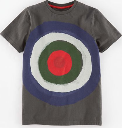 Mini Boden, 1669[^]34930917 Graphic T-shirt Graphite/Target Mini Boden,
