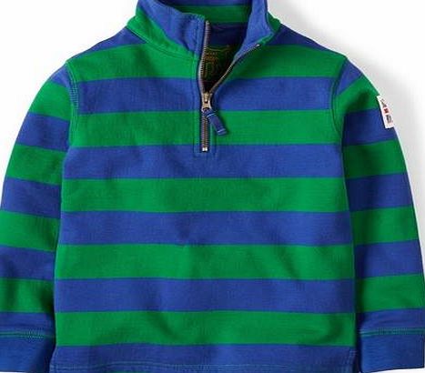 Mini Boden Half Zip Sweatshirt Green Mini Boden, Green