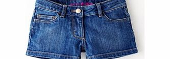 Mini Boden Heart Pocket Shorts, Aloe Spot,Mid Denim 33794033