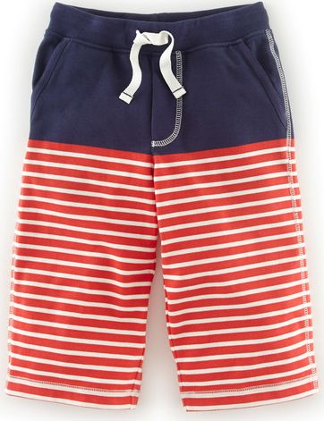 Mini Boden Jersey Baggies Navy/Red Mini Boden, Navy/Red