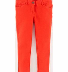 Mini Boden Jersey Jeans, Bright Orange 34203760