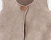 Mini Boden Knitted Cosy Gilet, Cream 34545855