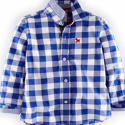 Mini Boden Laundered Shirt, Blue 34557751