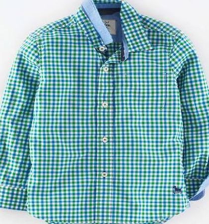 Mini Boden Laundered Shirt Green Mini Boden, Green 34931600