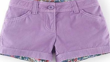 Mini Boden Laundered Shorts Purple Mini Boden, Purple