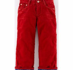 Mini Boden Lined Jeans, Johnnie Red Cord,Dark Denim,Slate