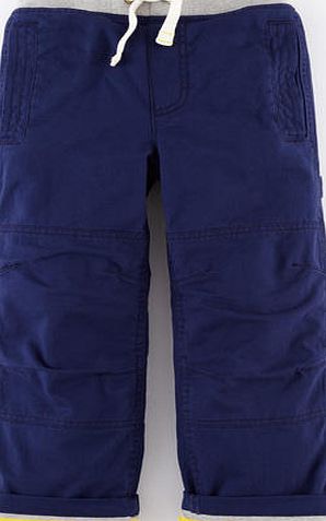 Mini Boden Lined Knee Patch Trousers, French Navy 34290387