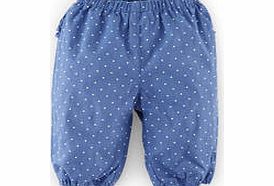 Mini Boden Pretty Bloomers, Washed Bluebell Spot,Multi