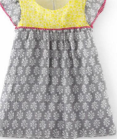 Mini Boden Pretty Crinkle Dress, Seal Flower Stamp 34597518