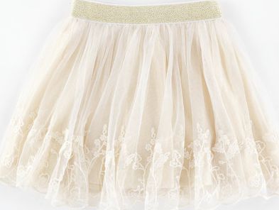 Mini Boden, 1669[^]34912121 Pretty Lace Skirt Ecru/Gold Mini Boden,