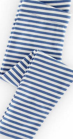 Mini Boden Printed Leggings, Regatta Blue Stripe 34570929