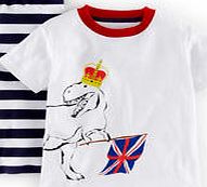 Mini Boden Printed Pyjamas, Navy Dinosaur 34563338
