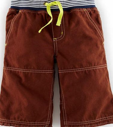 Mini Boden Rib Waist Shorts, Nut 34589531