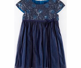 Mini Boden Sequin Party Dress, Blue,Quartz 34440347