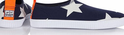 Mini Boden Surf Shoes Navy/Ecru Star Mini Boden, Navy/Ecru