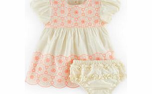 Mini Boden Sweet Embroidered Dress, Pink
