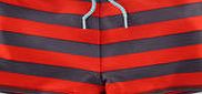 Mini Boden Swim Trunks, Red/Grey Stripe 34486159